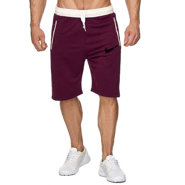 New Fashion Men Sporting Beaching Shorts Trousers Cotton Bodybuilding Sweatpants Fitness Short Jogger Casual Gyms Men Shorts