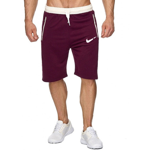 New Fashion Men Sporting Beaching Shorts Trousers Cotton Bodybuilding Sweatpants Fitness Short Jogger Casual Gyms Men Shorts