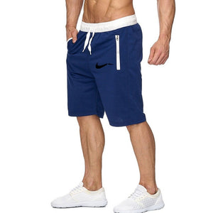 2019 Men's Fitness Short Jogging Sports Fitness Shorts Summer New Fashion Men's Casual Knee Shorts Elastic Beach Men's Shorts