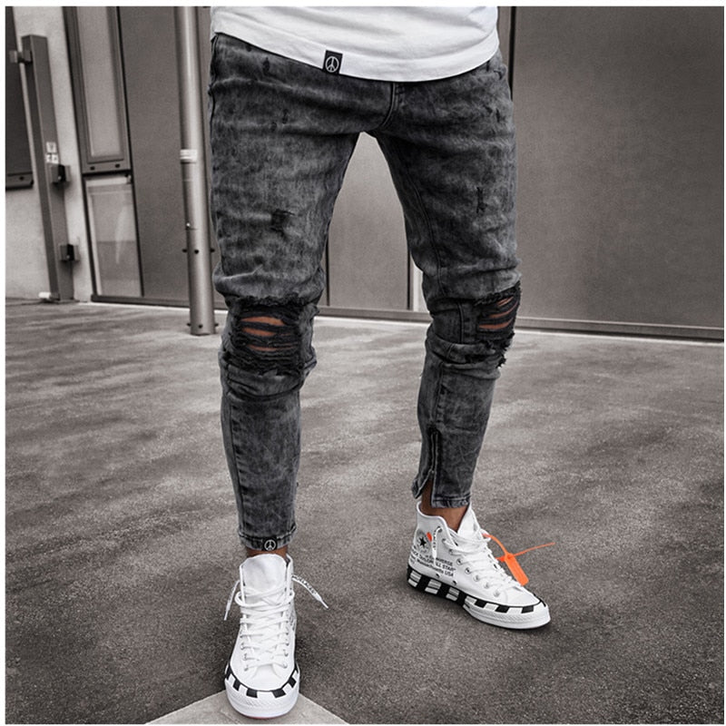 Jeans masculinos, jeans justo elástico colorido sólido nova moda 2019, calças justas masculinas, calças casuais masculinas, calç