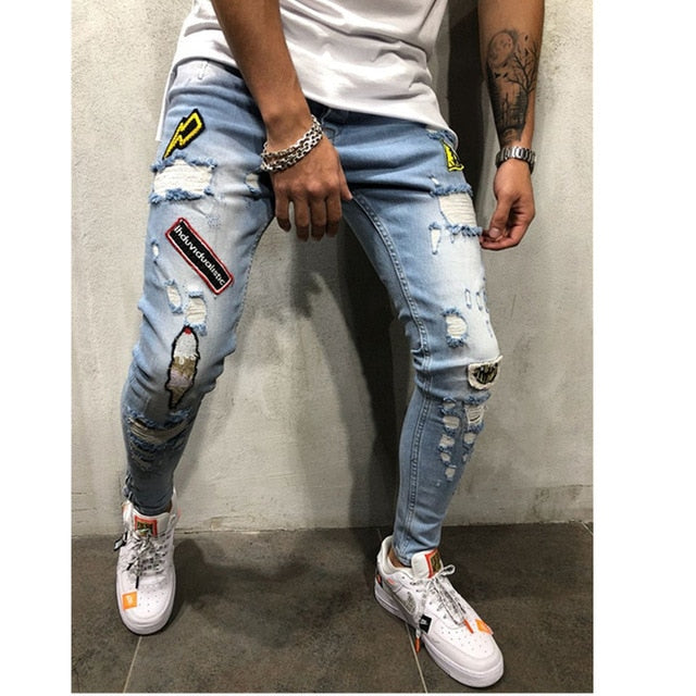 Jeans masculinos, jeans justo elástico colorido sólido nova moda 2019, calças justas masculinas, calças casuais masculinas, calç