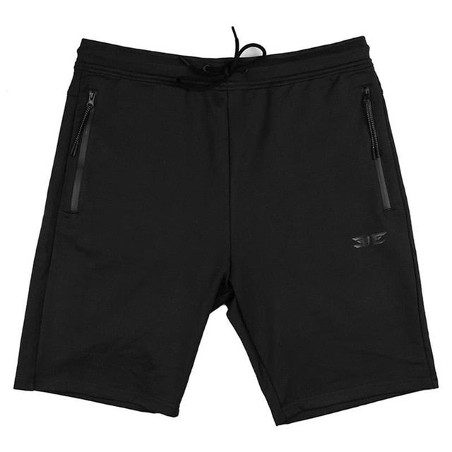 High Quality Cotton Men fitness Shorts Summer 2018 beach New Fashion The Pocket Zipper Garnish Short Pants Hot selling M-XXL